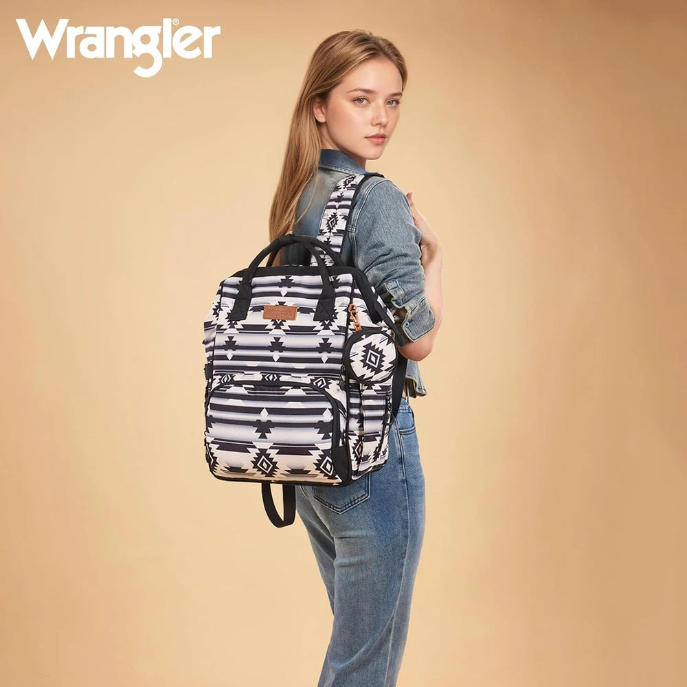 Wrangler Aztec Diaper Bag Backpack
