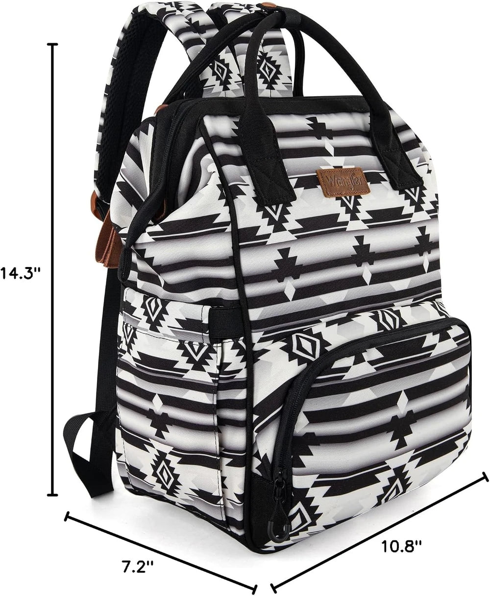 Wrangler Aztec Diaper Bag Backpack