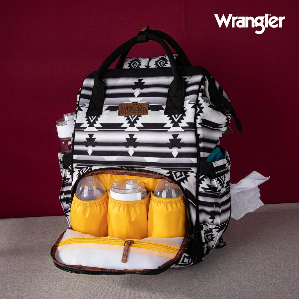 Wrangler Aztec Diaper Bag Backpack