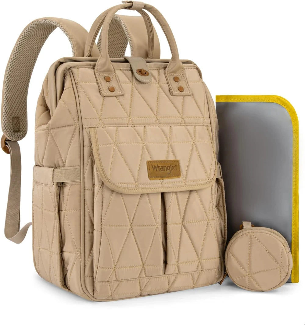 Quilted Wrangler Diaper Backpack