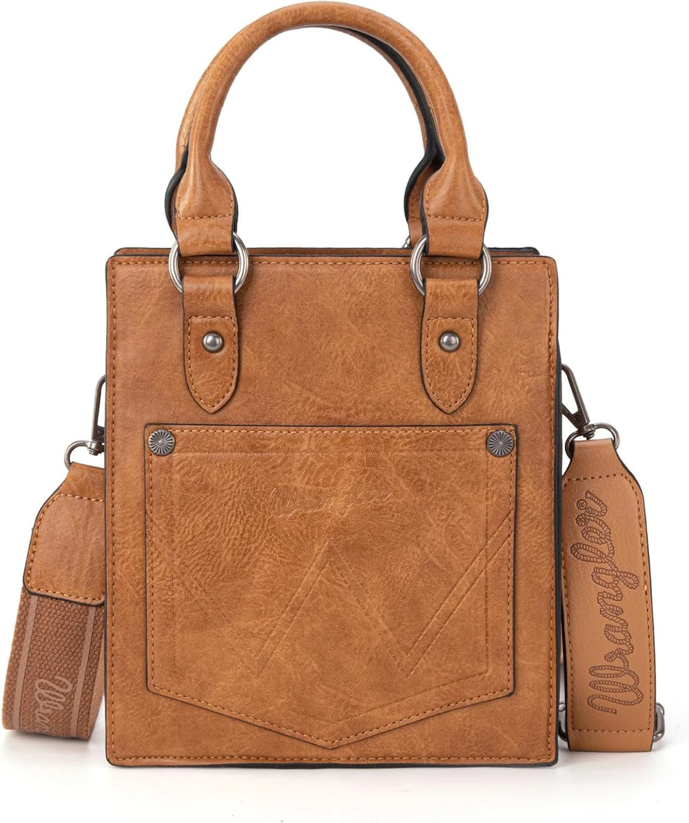 Wrangler Embossed Crossbody Purse