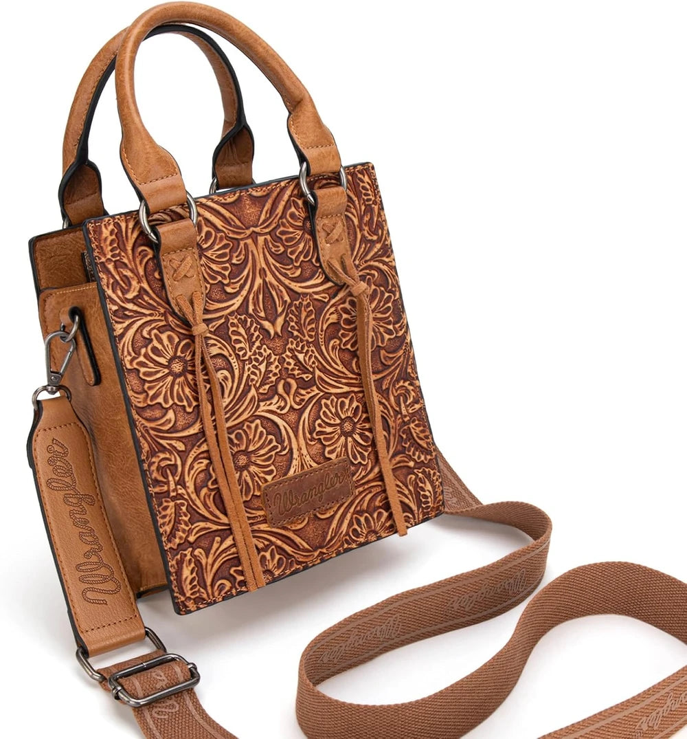 Wrangler Embossed Crossbody Purse