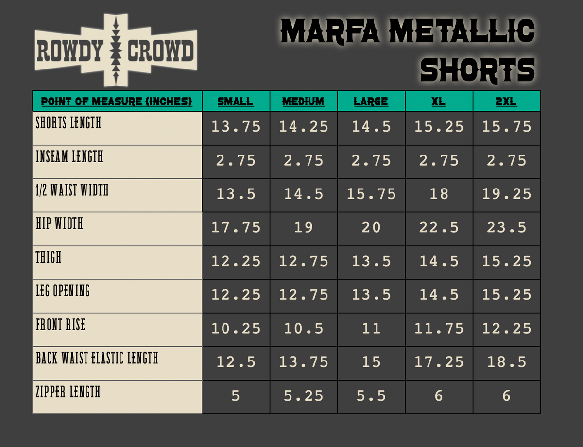 DS Marfa Metallic Shorts