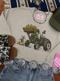 Halloween Tractor Graphic Sweatshirt