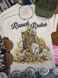 Ranch Rodeo Cowboy Roping Graphic Tee