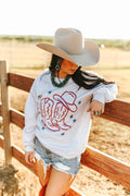 Star Spangled Boots Graphic Sweatshirt